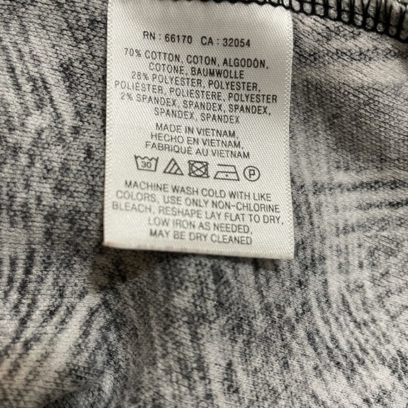 Maeve abstract pattern black white dress Size X-Small - Picture 7 of 9